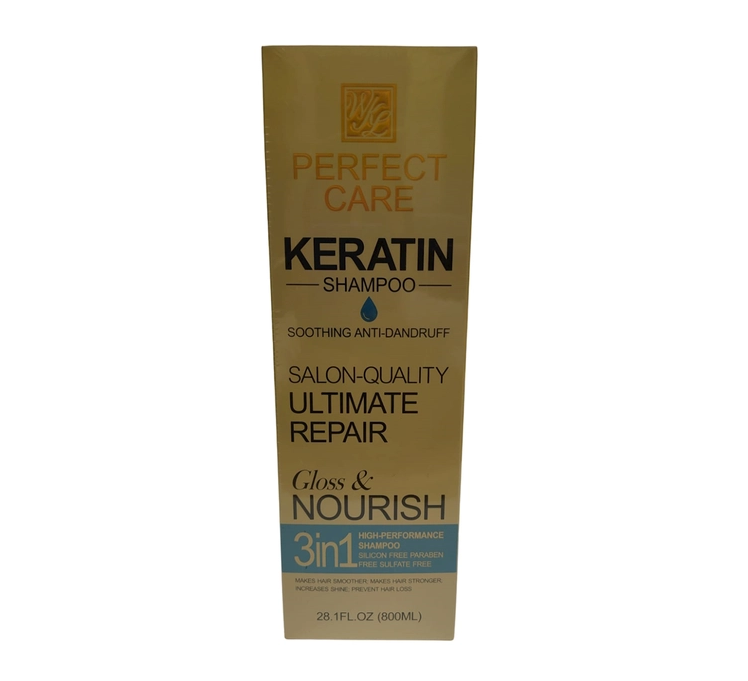 Keratin Shampoo - Silicon - Ultra Repair Gloss and Nourish (520ml)