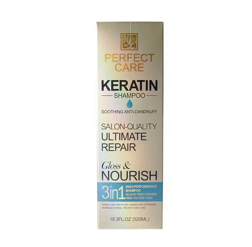 Keratin Shampoo - Silicon - Ultra Repair Gloss and Nourish (520ml)